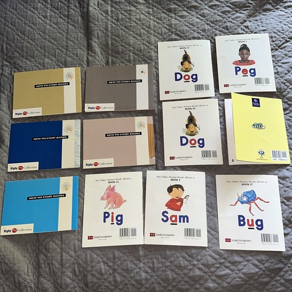 12 PRE-SCHOOL/KINDERGARTEN LEVEL READING PAPERBACK BOOKS - Picture 2 of 2